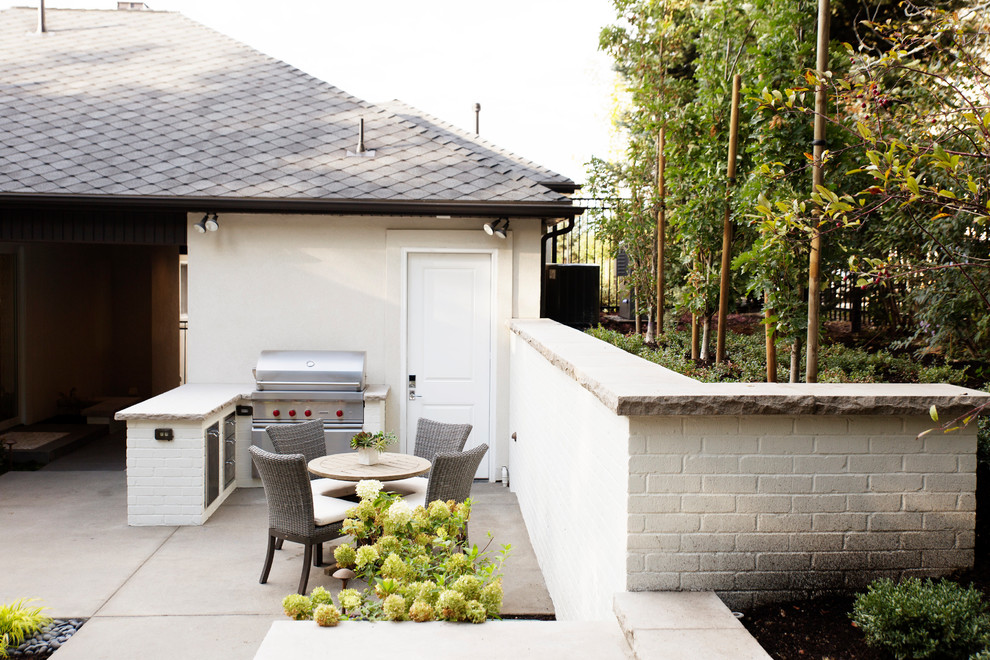 This is an example of a transitional landscaping in Salt Lake City.