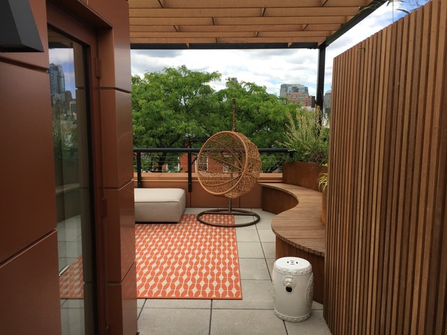 Brooklyn Rooftop Garden 6 - Modern - Balcony - New York - by Little  Miracles Designs | Houzz
