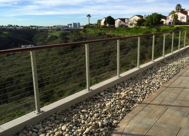 Cable Rail Fencing - Contemporain - Jardin - San Diego - par San Diego ...