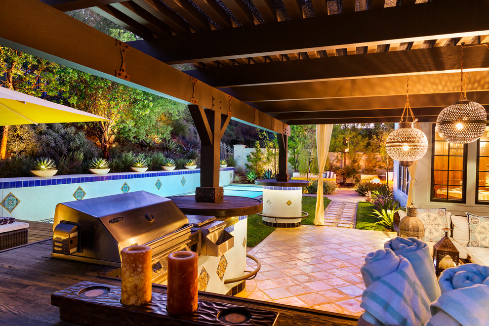 Calabasas Spanish Casual Mediterranean Landscape Los Angeles by