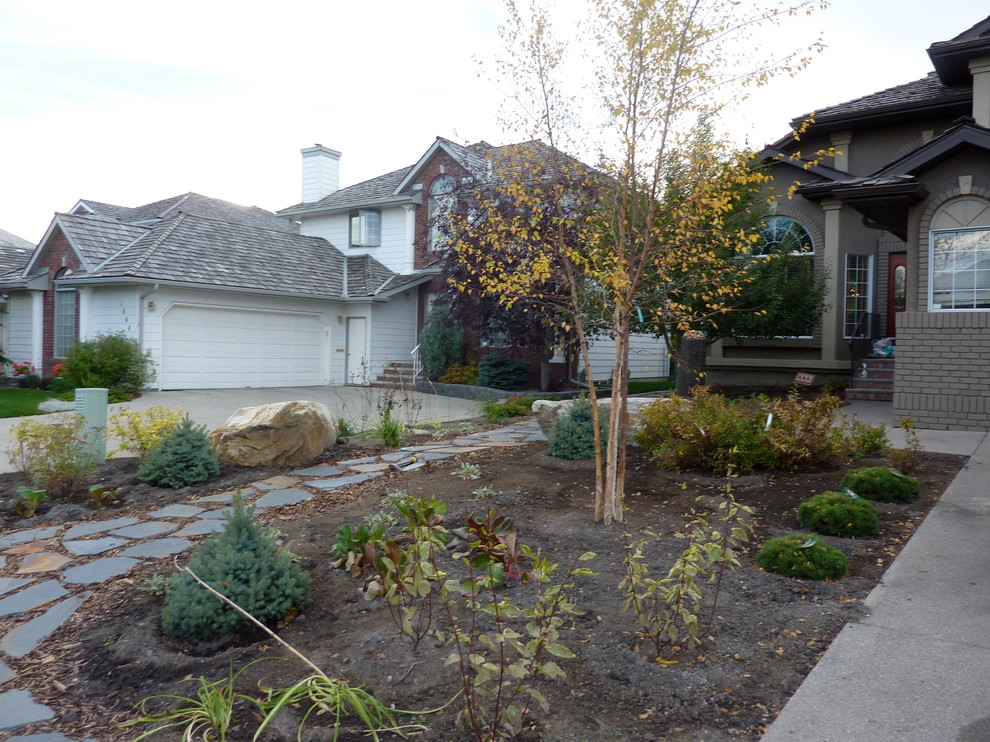 Calgary Front Yard Overhaul Traditional Landscape Calgary by