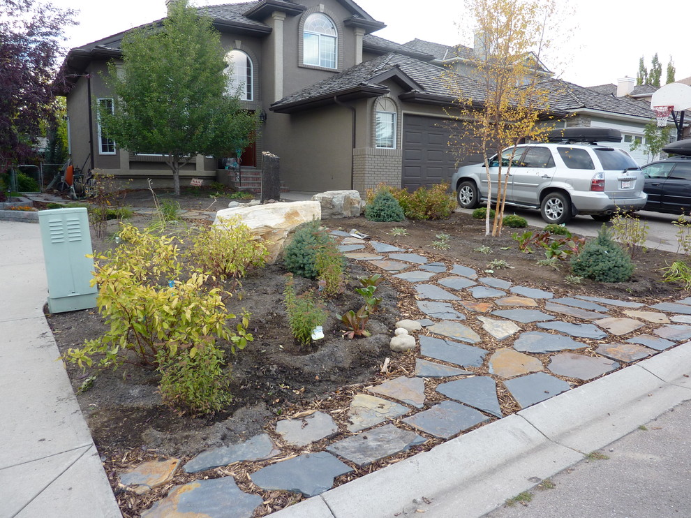 Calgary Front Yard Overhaul Traditional Landscape Calgary by