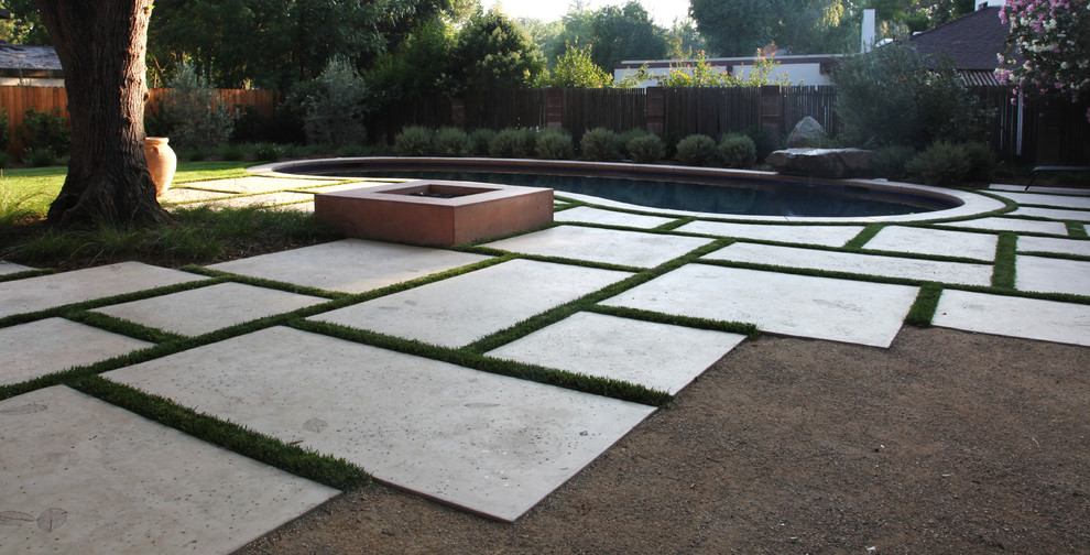 Foto di un giardino minimalista