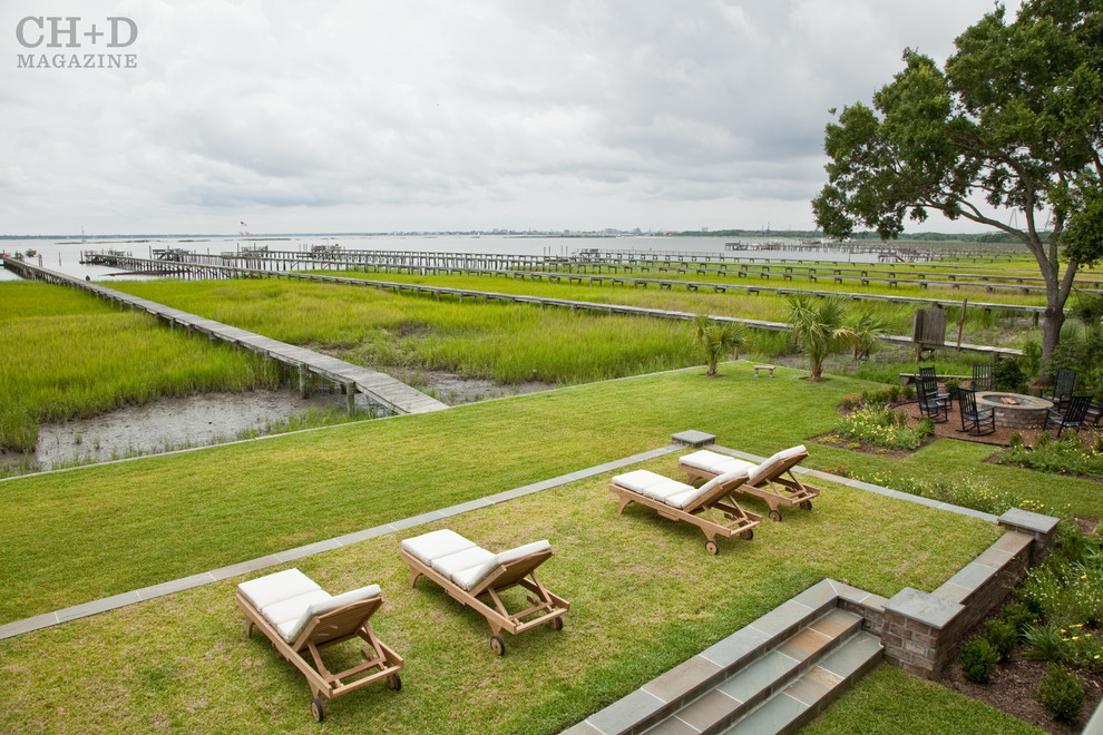 Design ideas for a coastal landscaping in Charleston.
