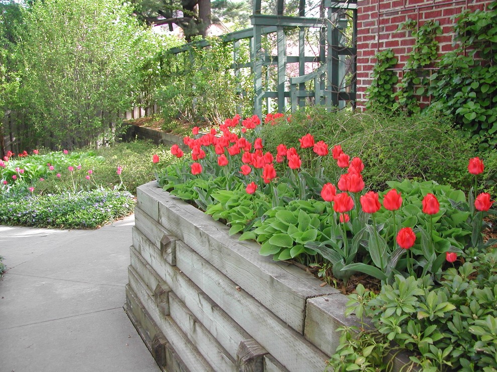 Charming ParkLike Backyard Craftsman Landscape Omaha by