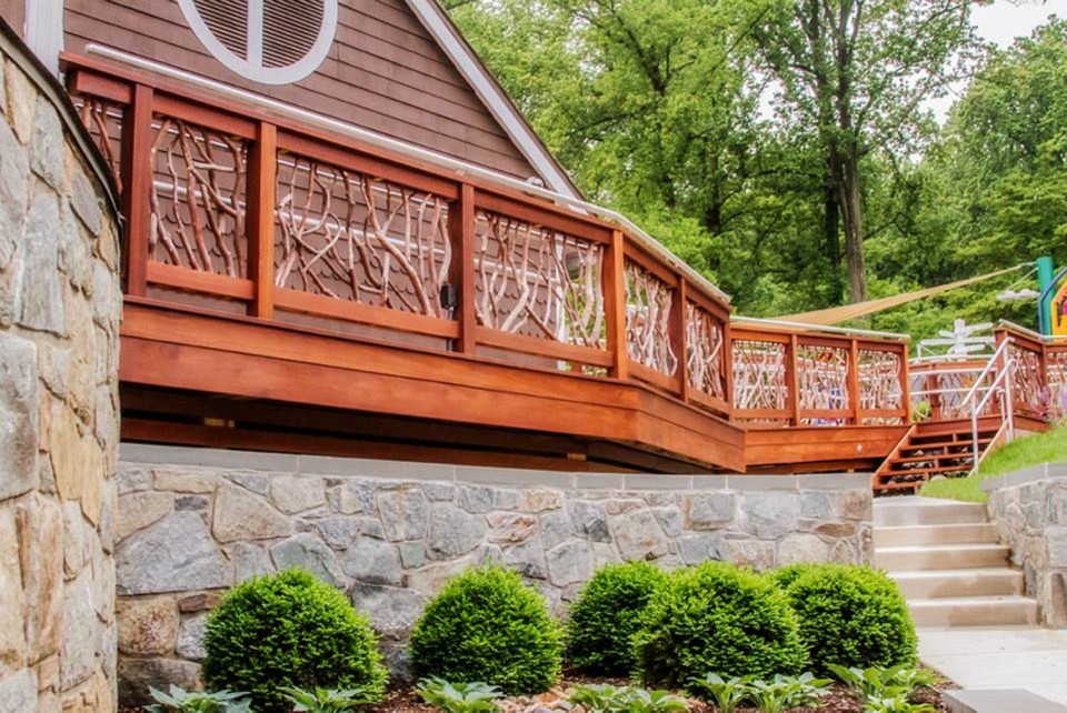 Mountain Laurel Handrail: Wood Railings, Decks, Stairs