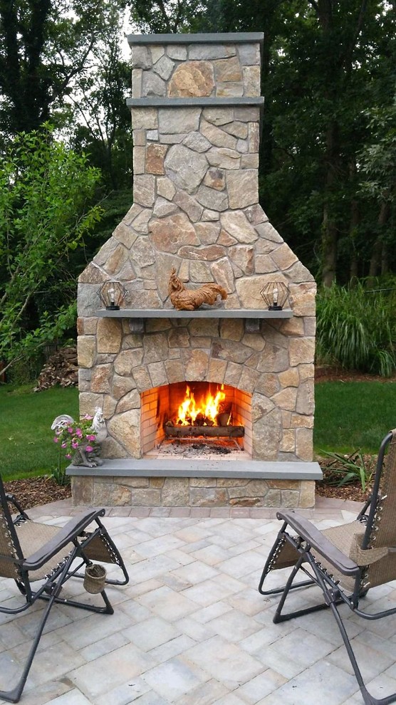 CHIMNEYS & FIREPLACES - Traditional - Patio - New York - by Castro ...