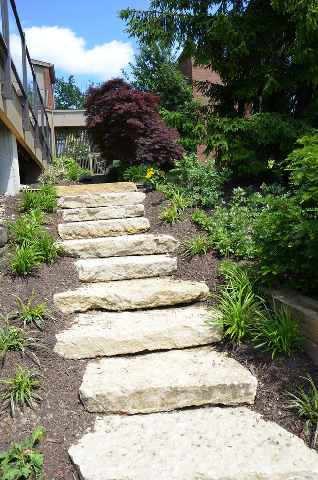 This is an example of a contemporary landscaping in Cincinnati.
