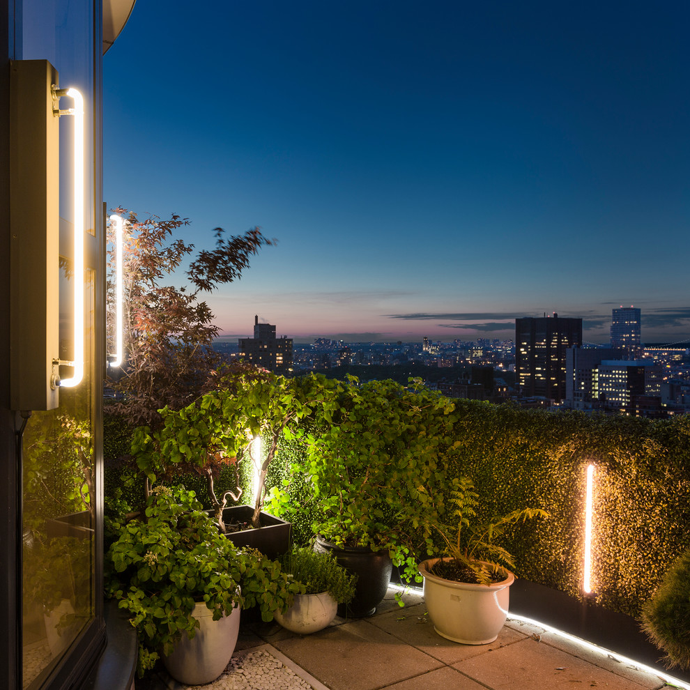 City Lights Contemporary Landscape New York by Christian