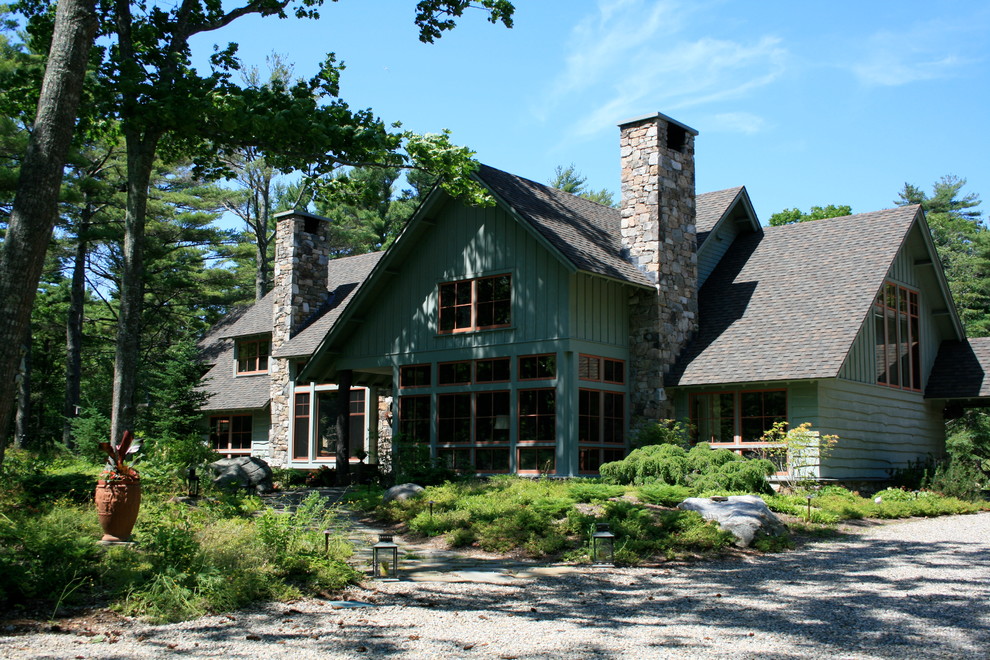 Coastal Maine Haven Rustic Landscape Portland Maine by Kerry Lewis Landscape Architecture