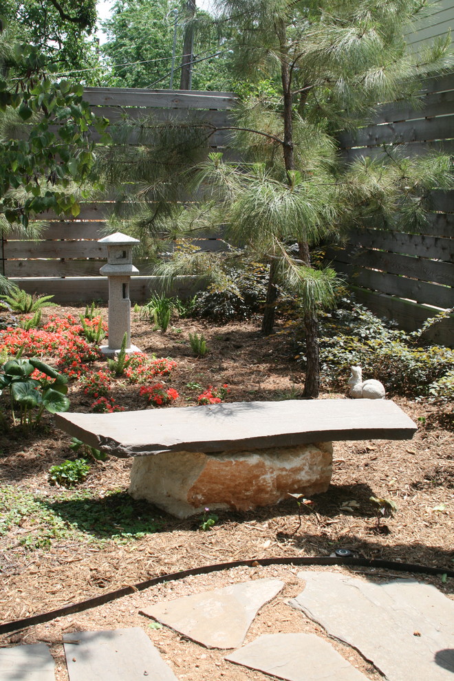 This is an example of a bohemian garden in Houston.