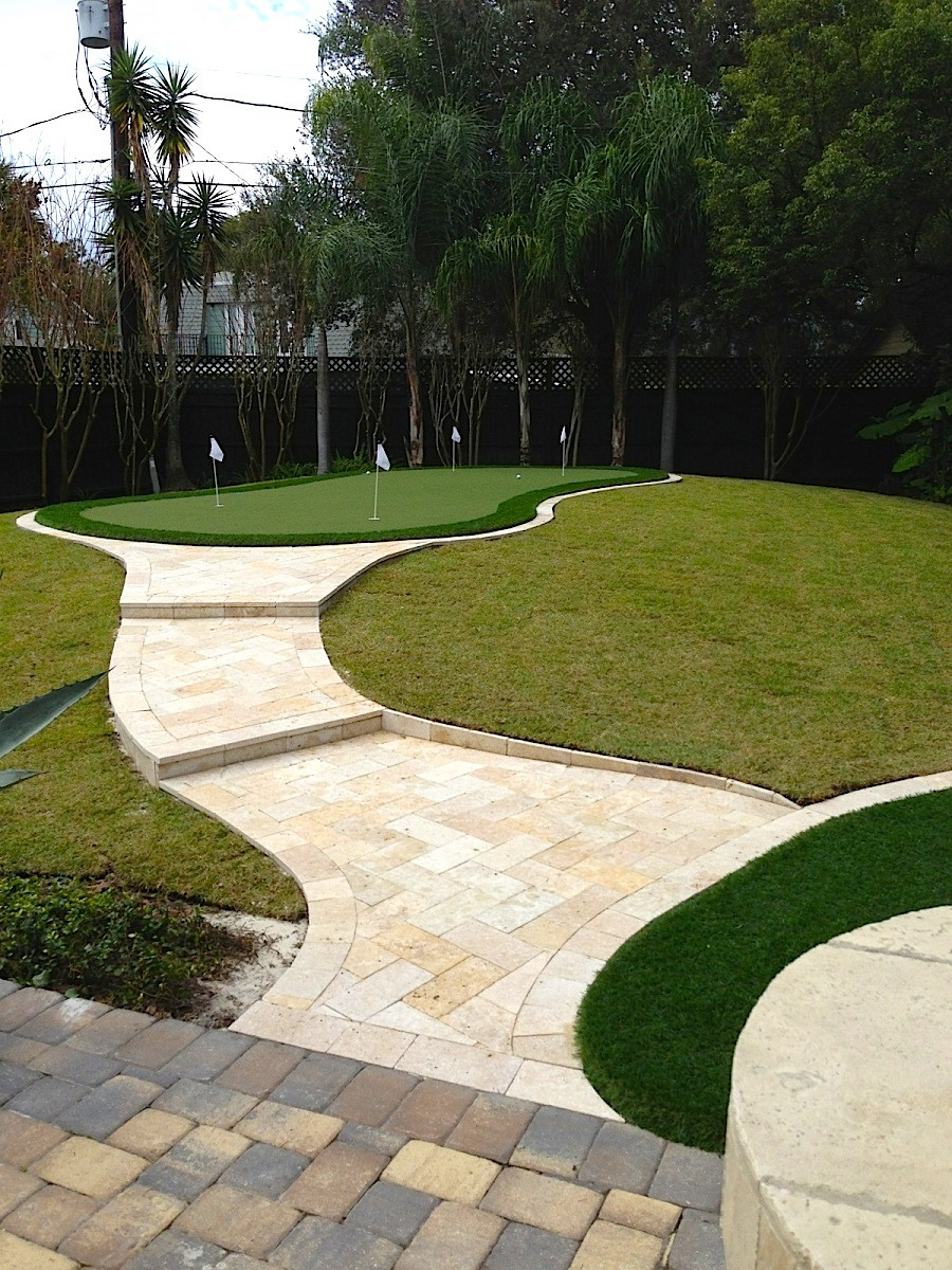 artificial backyard putting green on Backyard Putting Green Houzz