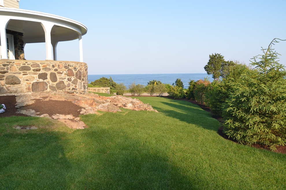 Complete landscape renovation in Kennebunkport, Maine Traditional