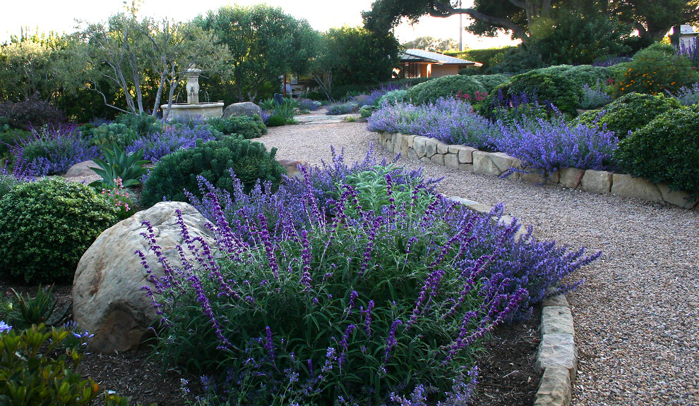 Geräumiger Moderner Garten in Santa Barbara