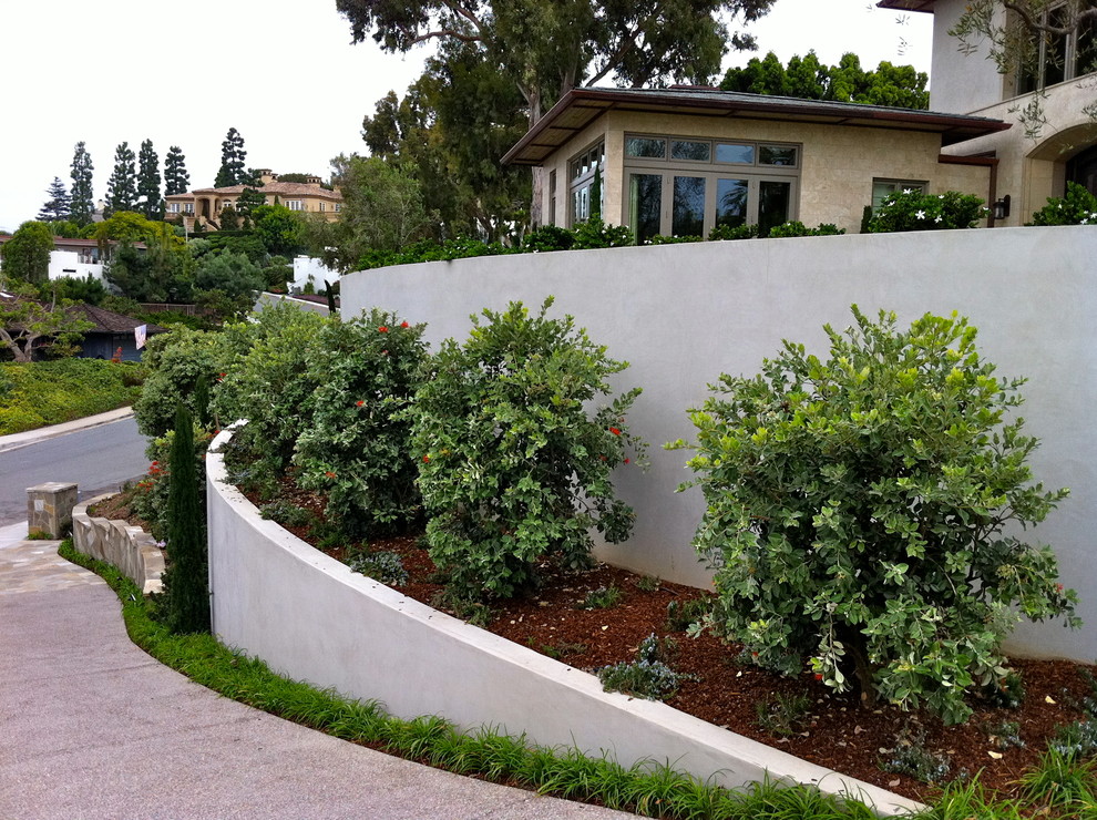 Contemporary La Jolla landscape architecture, courtyard, pool