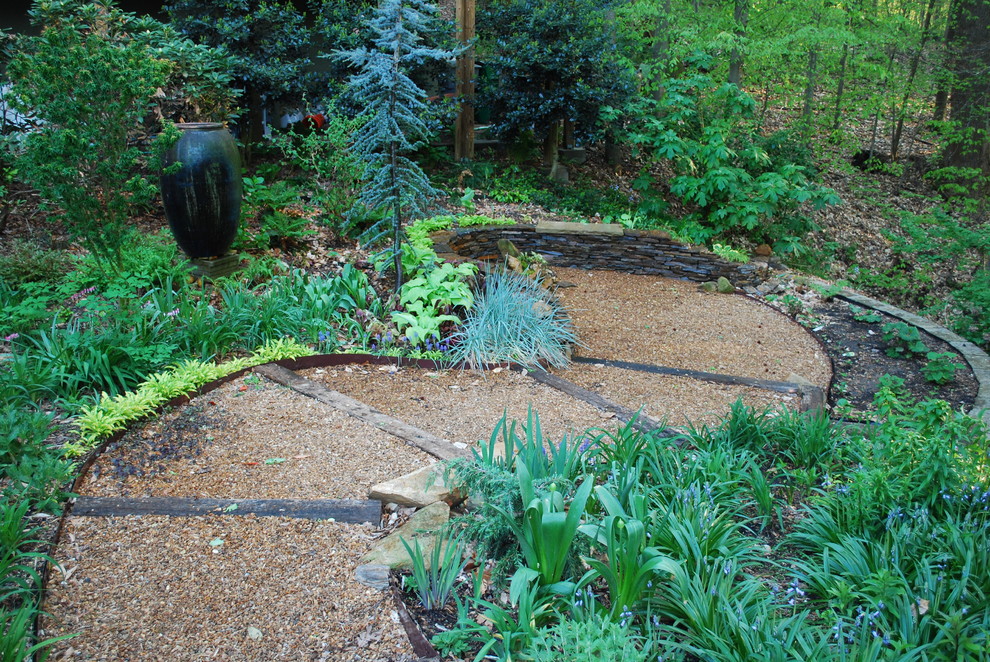 This is an example of a contemporary landscaping in Charlotte.