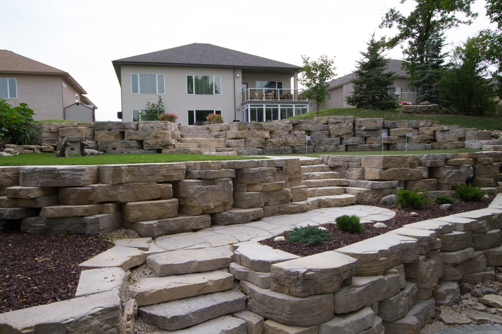This is an example of a traditional brick landscaping in Other.