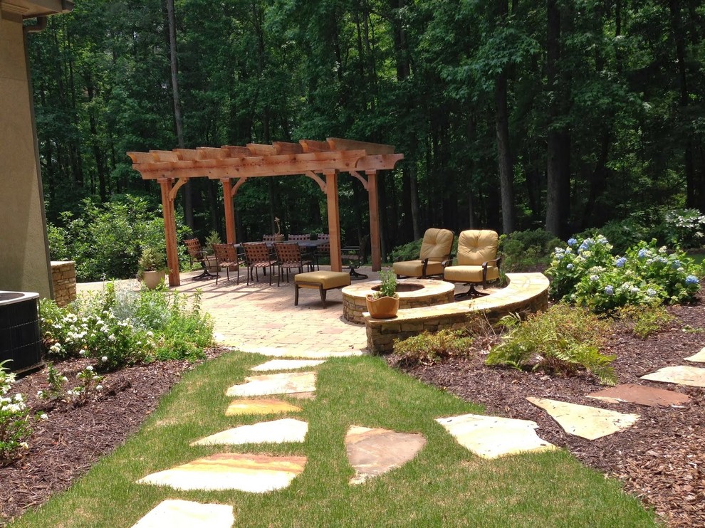 Cumming Entertainment SpacePergola, Firepit by Award Winning Roswell