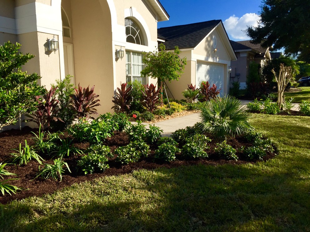 Curb Appeal In Orlando Fl Tropical, Central Florida Landscaping Ideas Front Yard