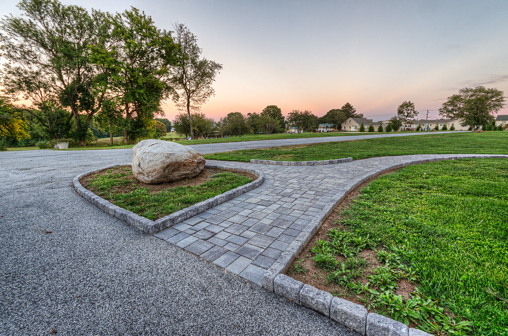 Curbstone Edging Landscape Wilmington by DiSabatino Landscaping