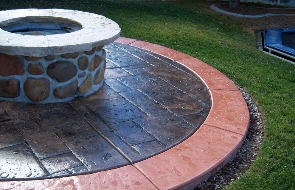 Custom Fire Pits Traditional Landscape Salt Lake City by JNR