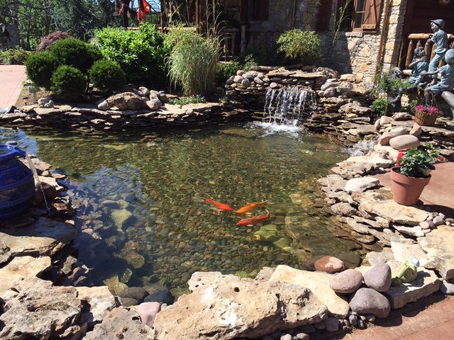 Custom Koi Ponds Asian Garden Other By Anderson Pond Design Houzz Uk