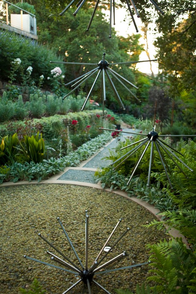 This is an example of a contemporary landscaping in Sacramento.