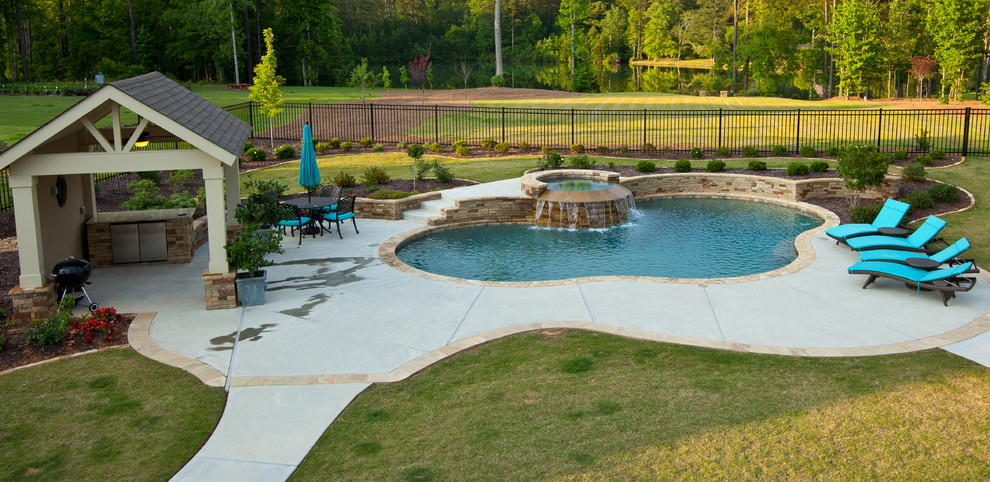 Custom Landscape Design - Traditional - Landscape - Atlanta | Houzz