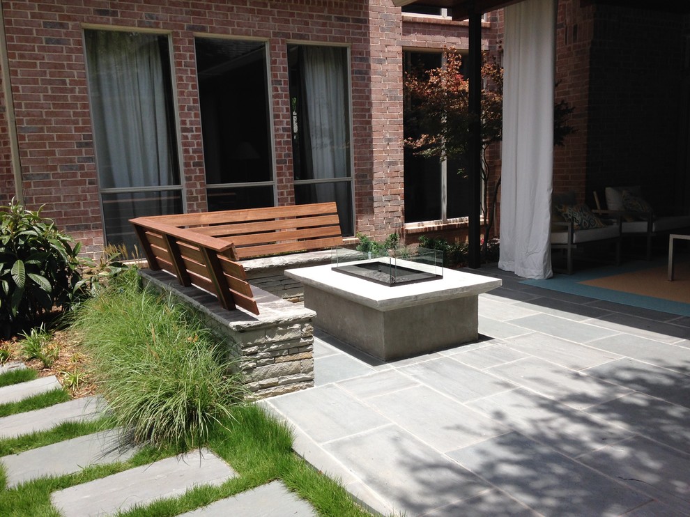 Cypress Point / Plano Suburban Backyard Transformation Contemporary Landscape Dallas