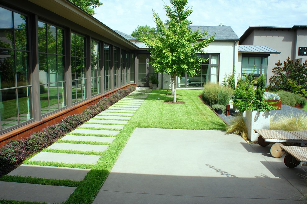 Moderner Garten in Dallas