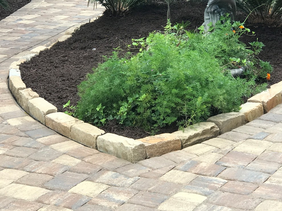 Expansive mediterranean garden in Charleston.