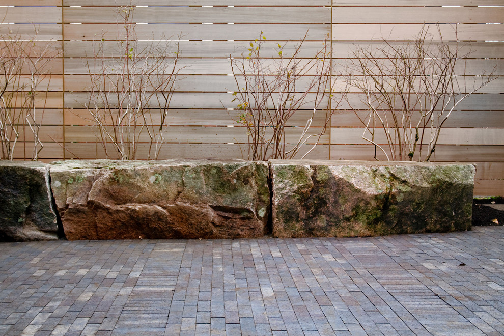 This is an example of a contemporary landscaping in Boston.