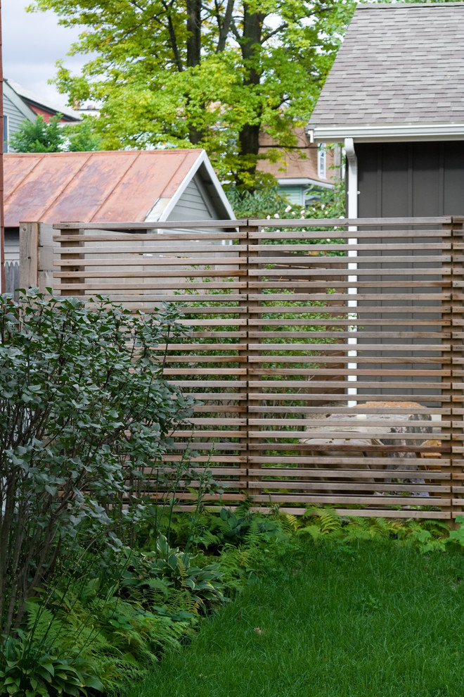 This is an example of a contemporary landscaping in Boston.