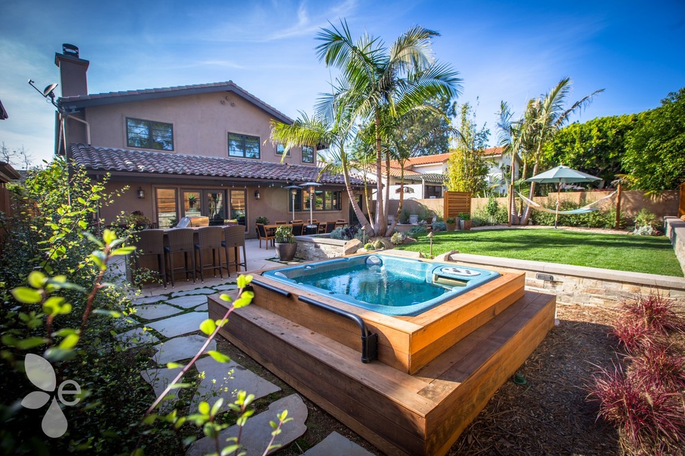 Del Mar 5 Backyard Landscape Design A Large Yard Allows For Various