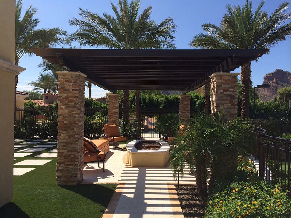 Desert Foothills Estate Landscape Phoenix by Southwestern Native