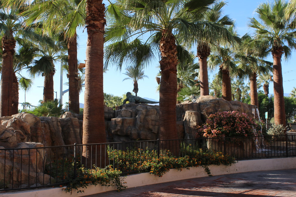 Desert Springs Marketplace Southwestern Landscape Los Angeles by Leon's Landscaping