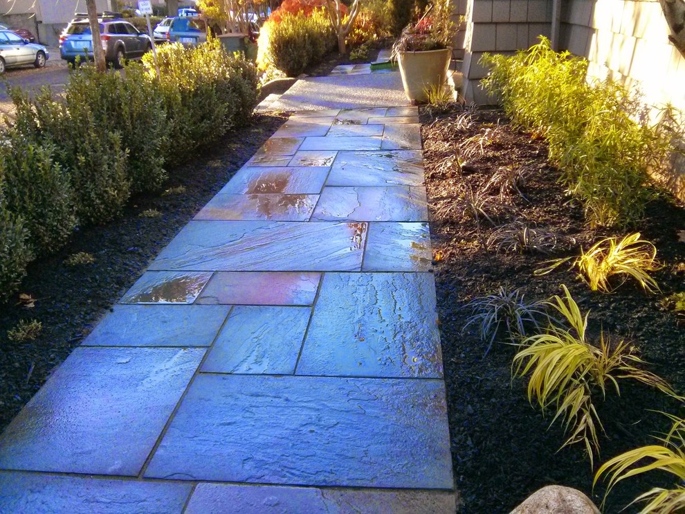 Dimensional Flagstone Paths And Patios Contemporary Landscape 