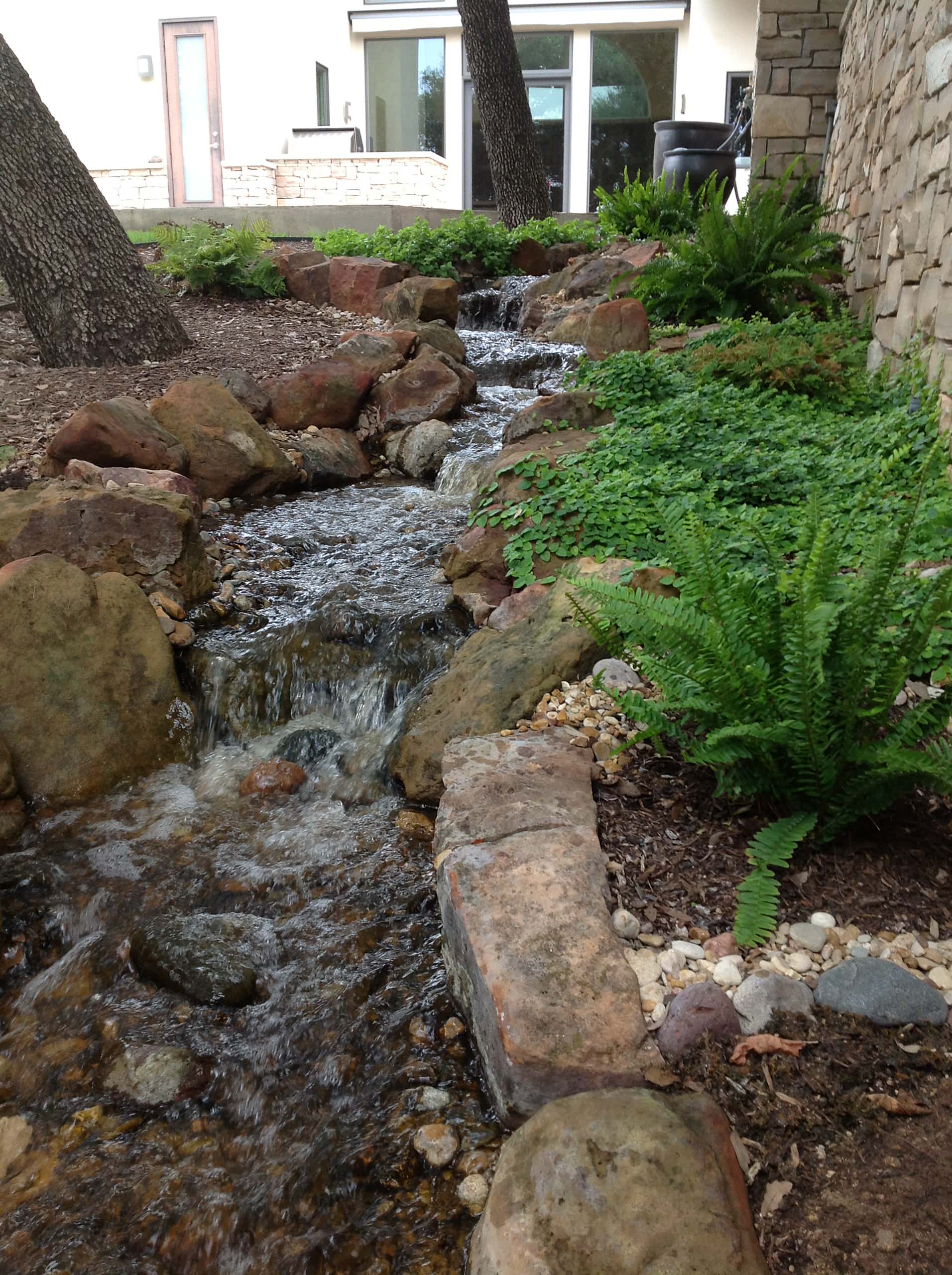 austin outdoor living contractors on Disappearing Pondless Waterfall Ideas For Your Austin Central Texas Landscape Landscape Austin By Texas Ponds And Water Features Llc Houzz