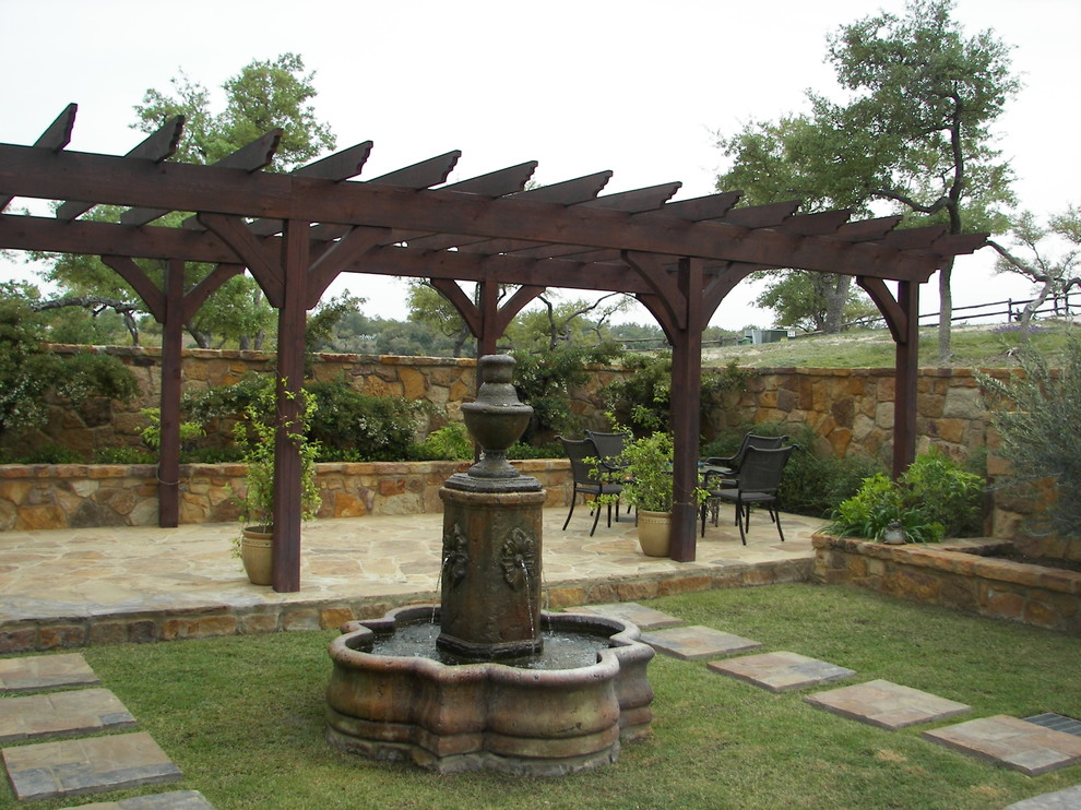 This is an example of a mediterranean landscaping in Austin.