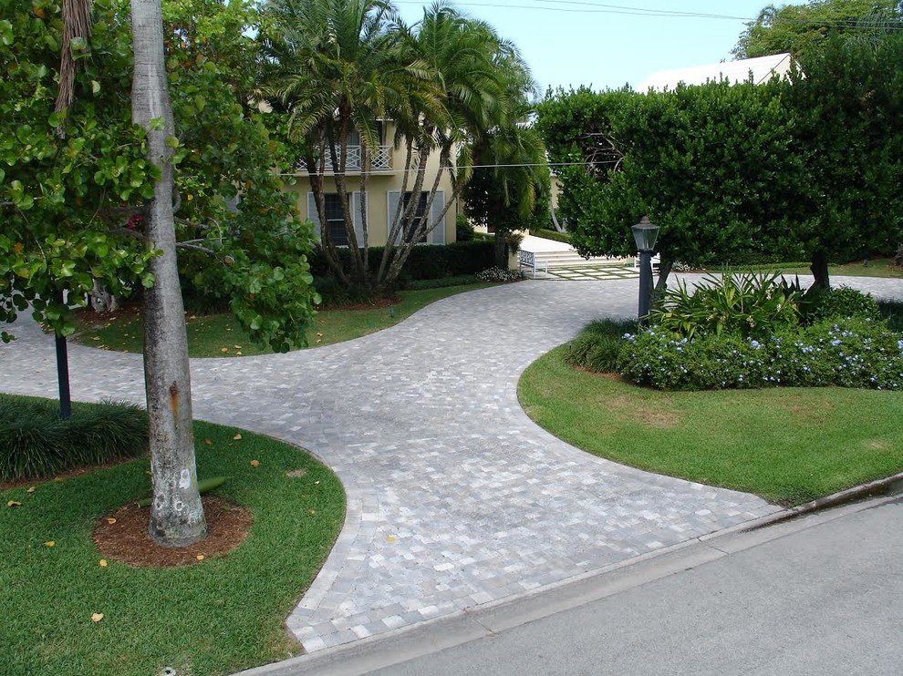 Driveways Traditional Landscape Miami by Keyestone Interlocking
