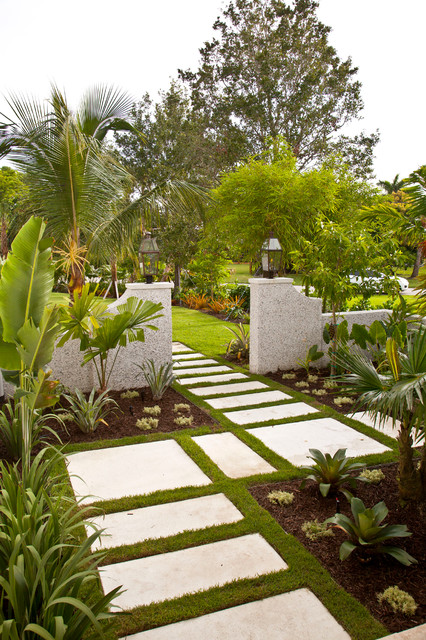 Earlier Work - Exótico - Jardín - Tampa - de BORDEN Landscape Design