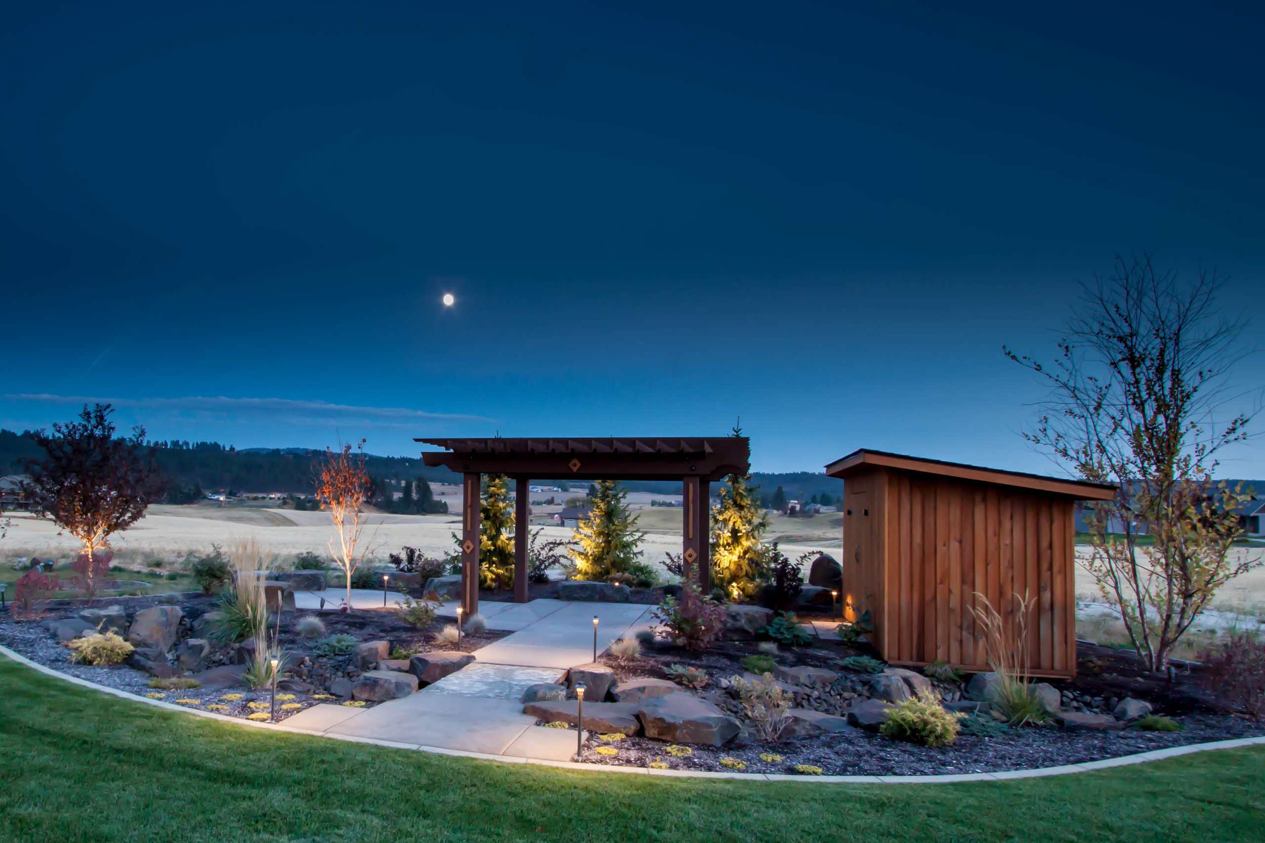 Eastern Washington Backyard Resort, Landscaping Seattle Washington