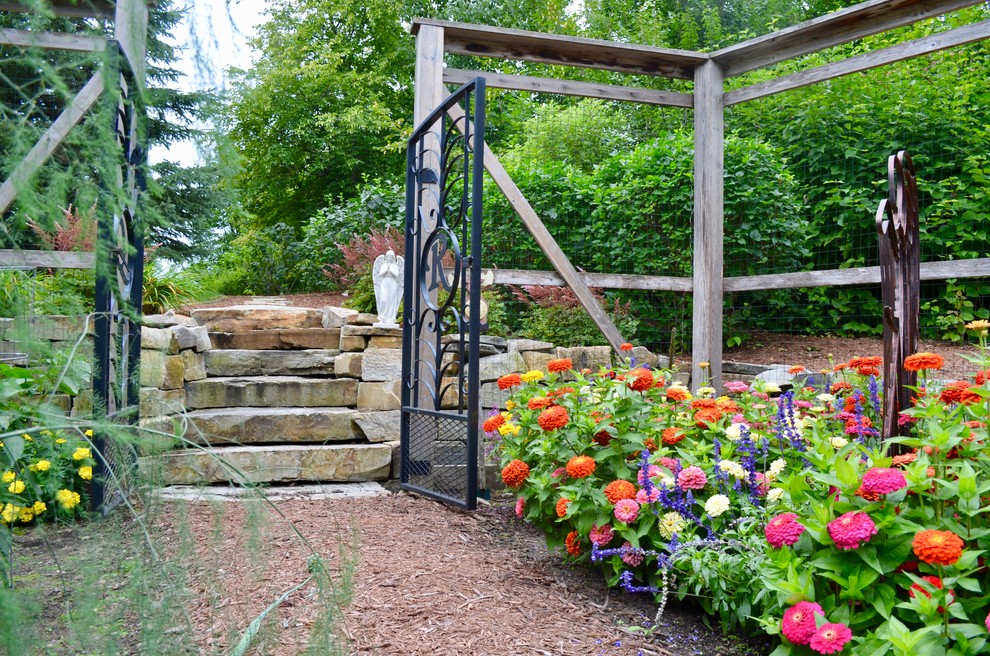 Enclosed vegetable garden Rustic Landscape Minneapolis by