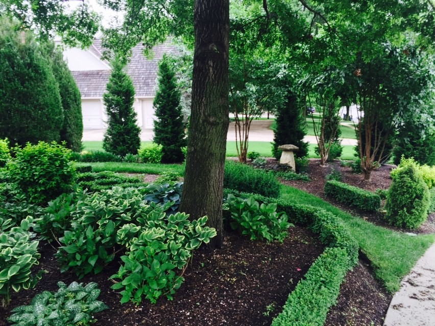 English Landscape Style Méditerranéen Jardin Kansas City par