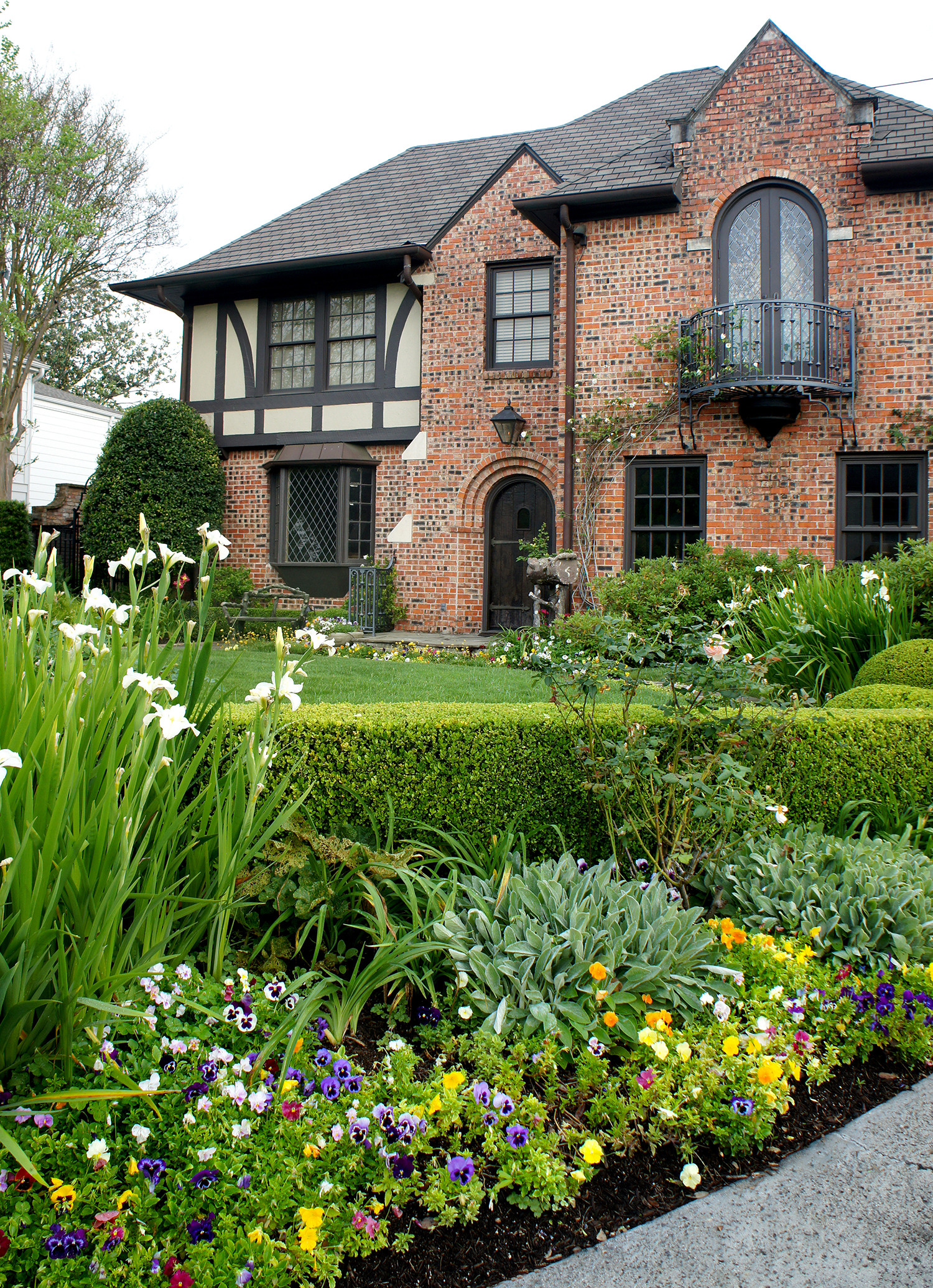 English Tudor Cottage Landscaping This English Tudor Style Home Has