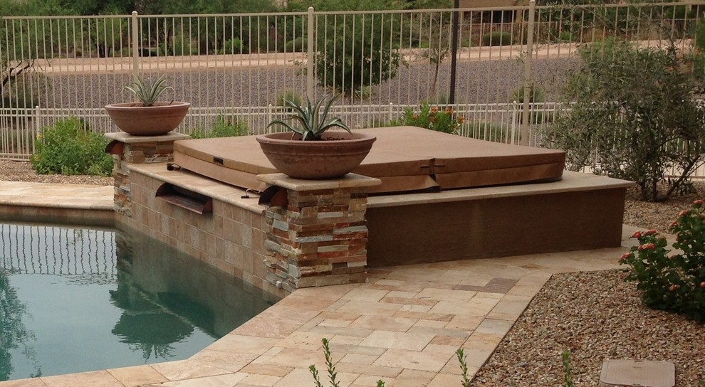 This is an example of a traditional landscaping in Phoenix.