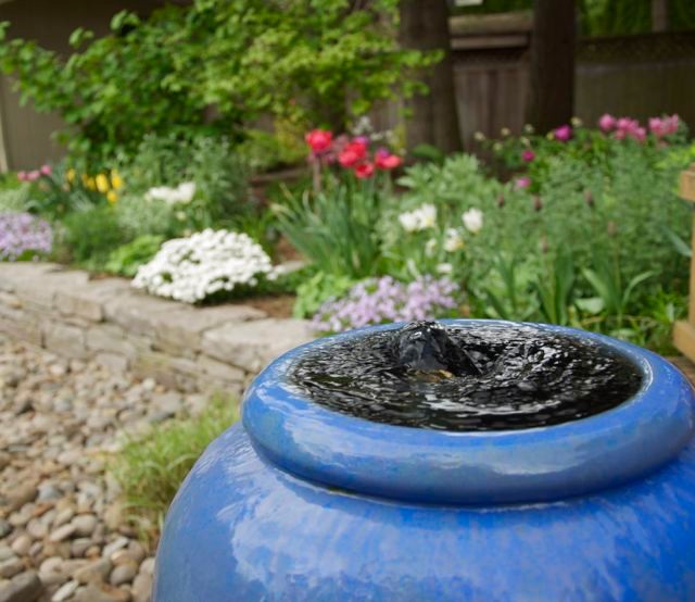 Entry Water Feature Beaverton, OR Eclectic Garden Portland by