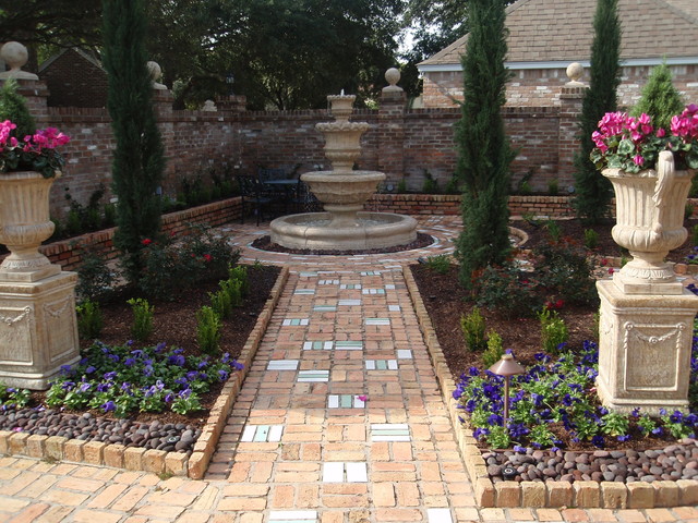 Examples Of Past Work Traditional Garden Houston By Crenshaw 