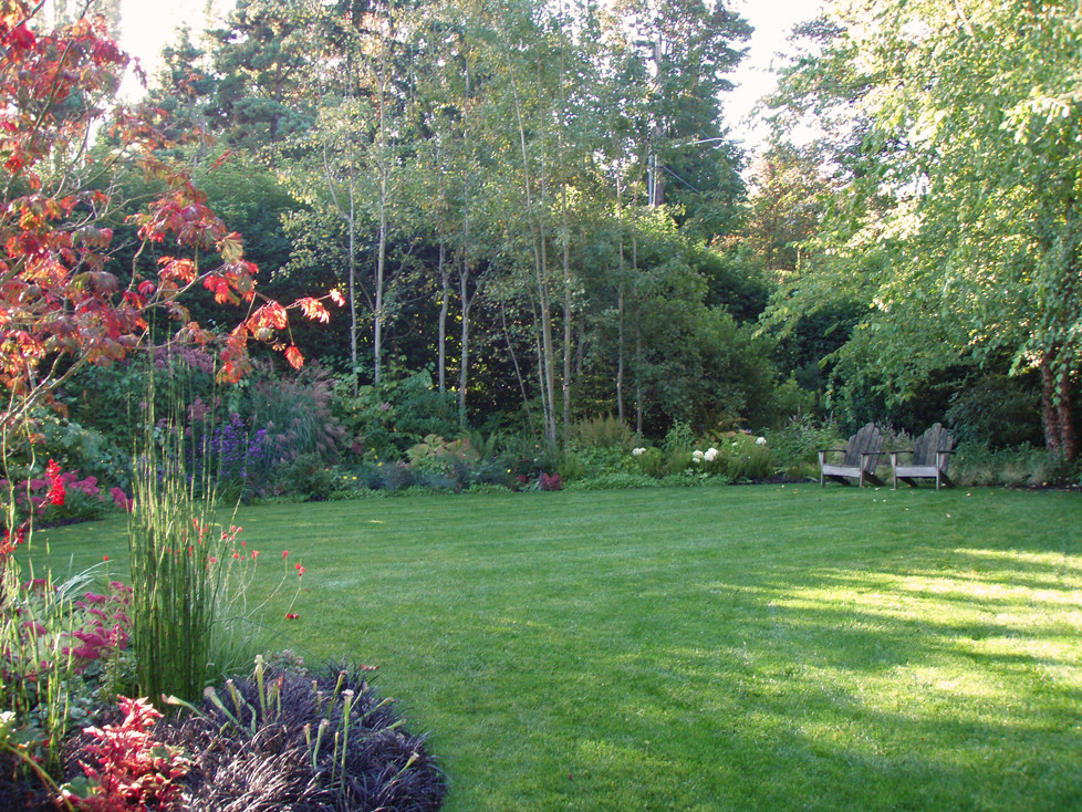 Klassischer Garten in Seattle