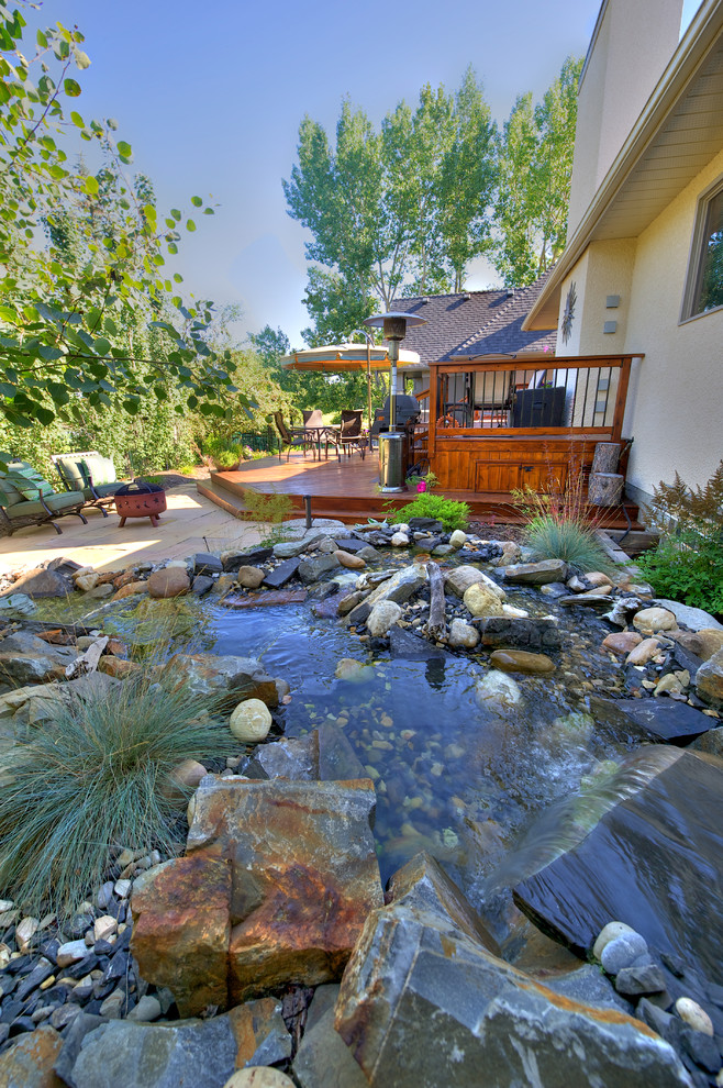 Fabulous Backyard Retreat Traditional Landscape Calgary by